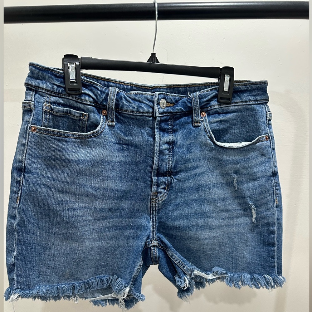 Old Navy Distressed Blue Jean Shorts